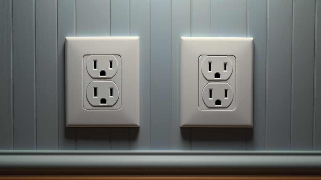 room with multiple outlets